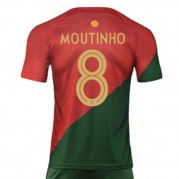 Billige Portugal VM 2018 Fotballdrakter Joao Moutinho 8 Hjemmedraktsett Kortermet..